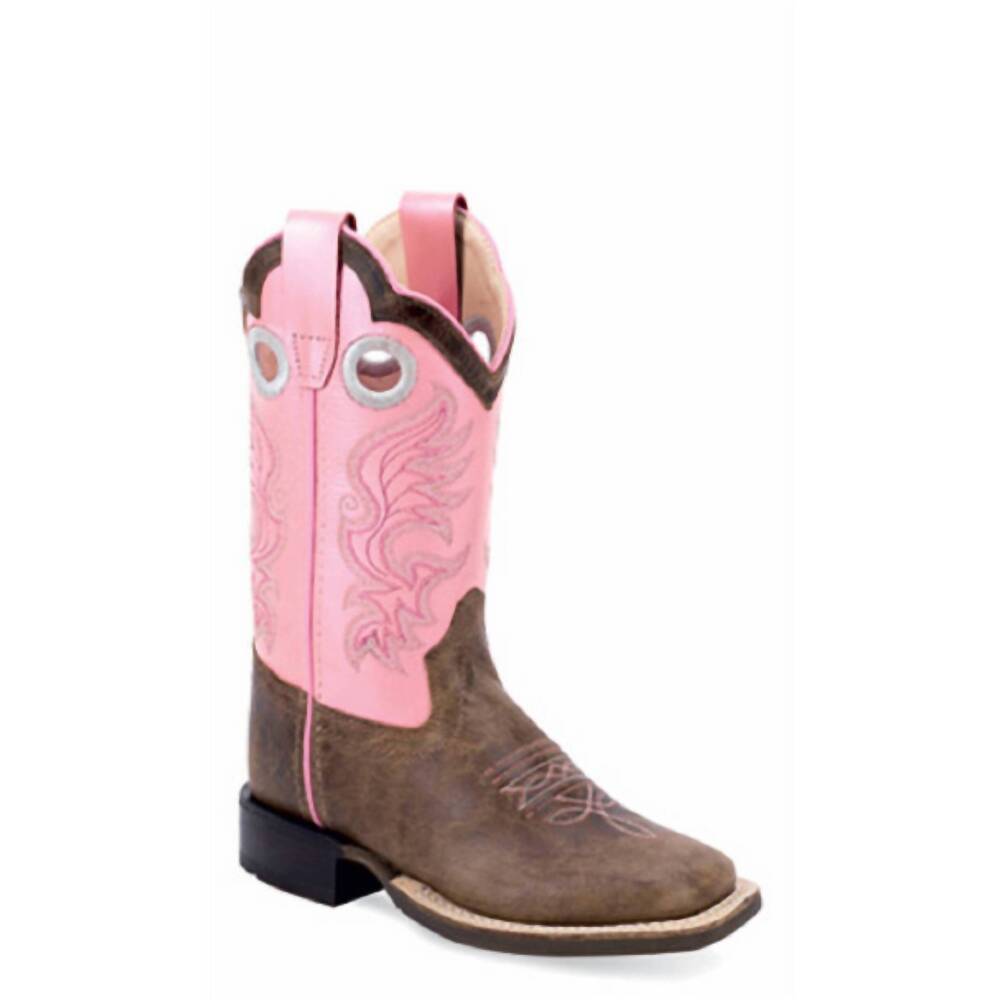 NEW OLD WEST girl's western boots in pink